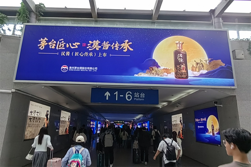 平頂山高鐵站廣告